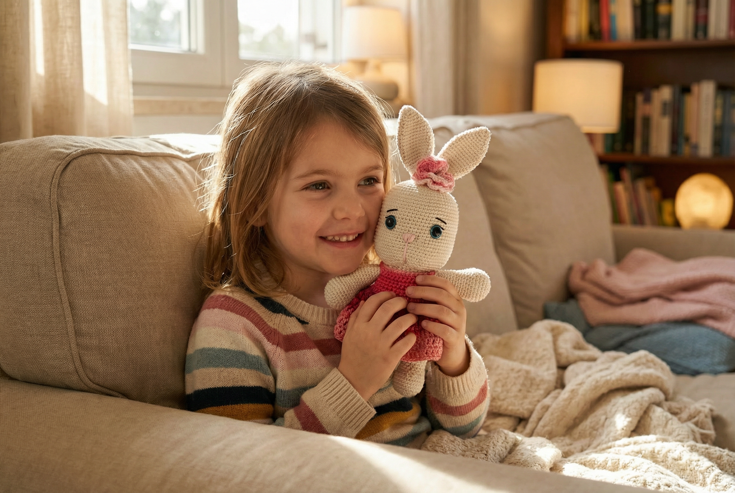 Hops the Rabbit wearing dress