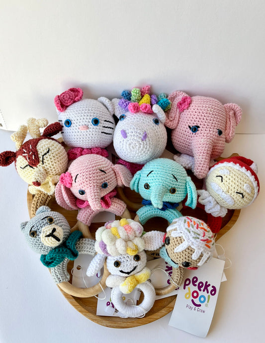 The benefits of crocheted rattles