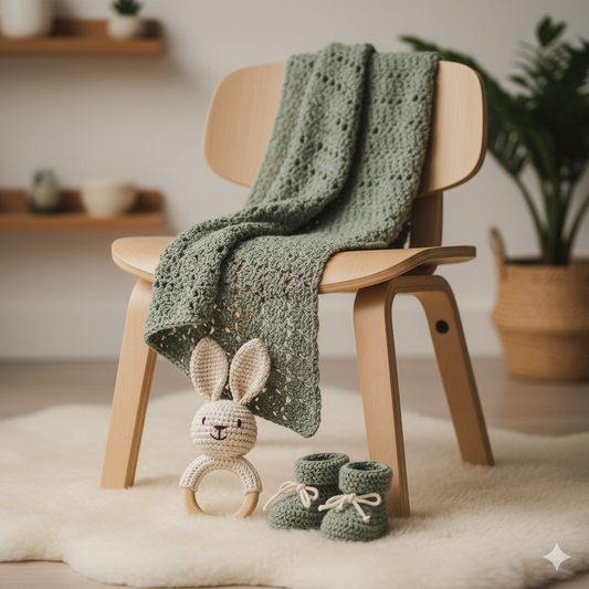 Crochet Baby Essentials: The Complete Guide to Natural, Safe, and Beautiful Baby Gear