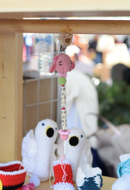 Ellie The Elephant - pacifier holder