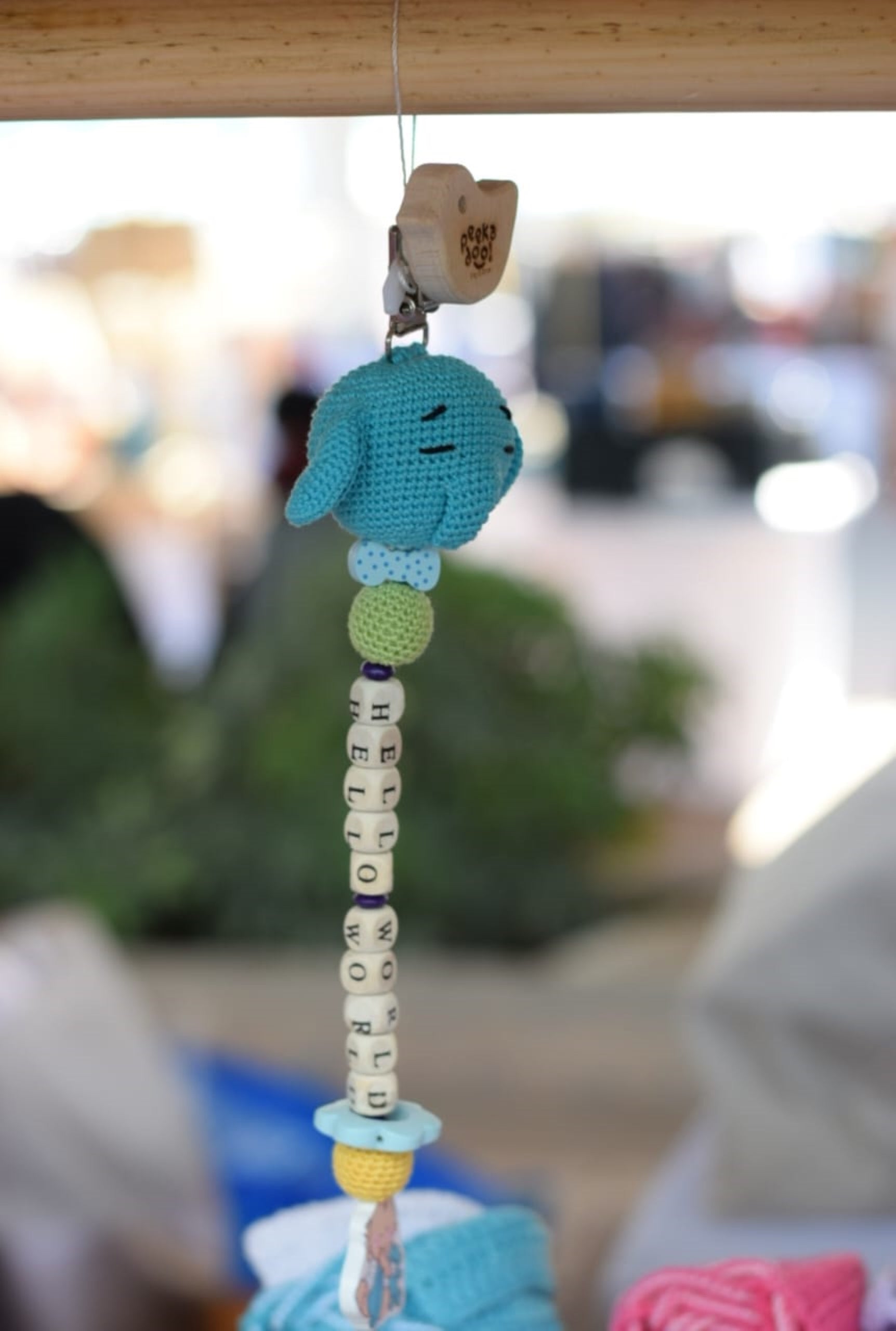 Ellie The Elephant - pacifier holder