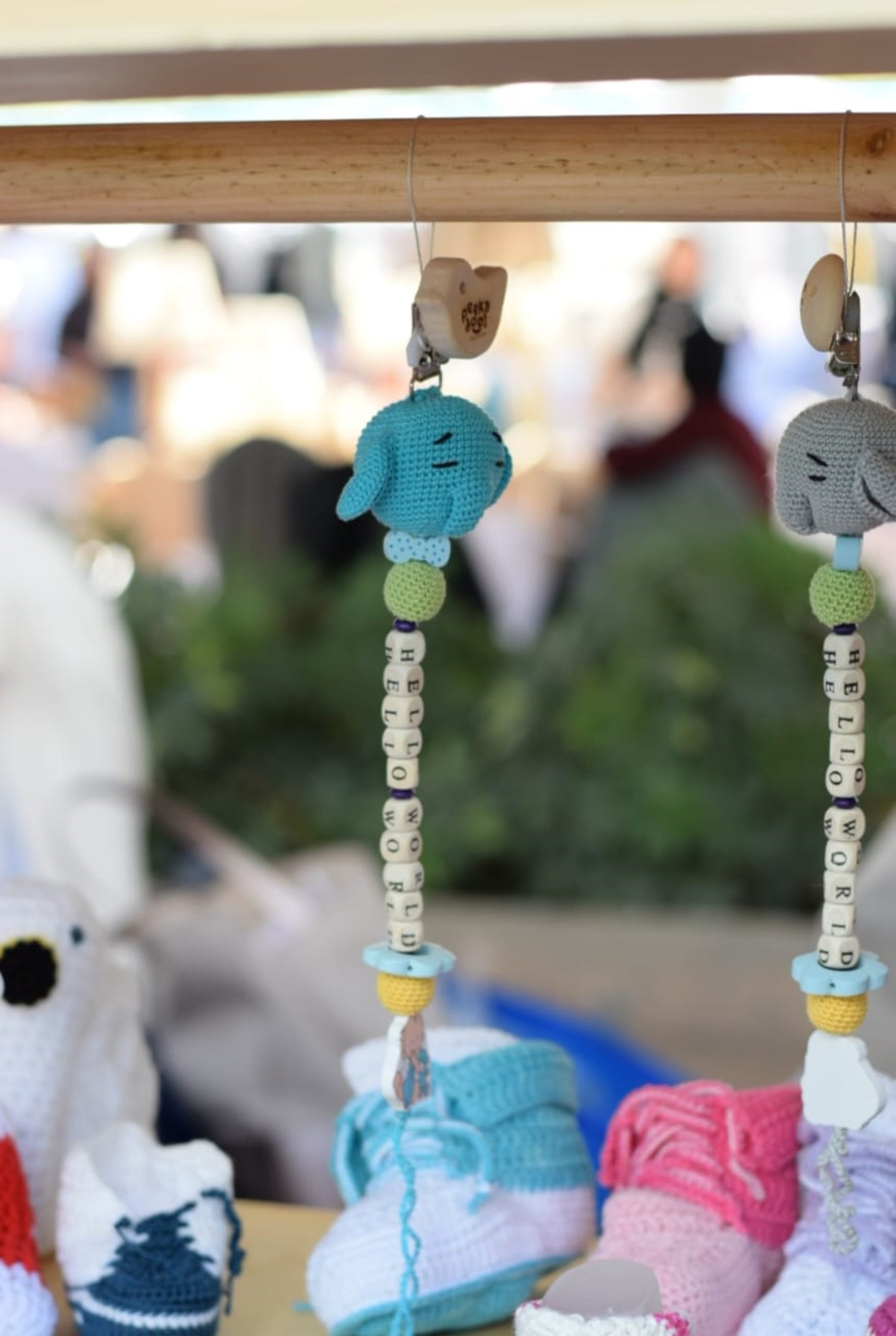 Ellie The Elephant - pacifier holder