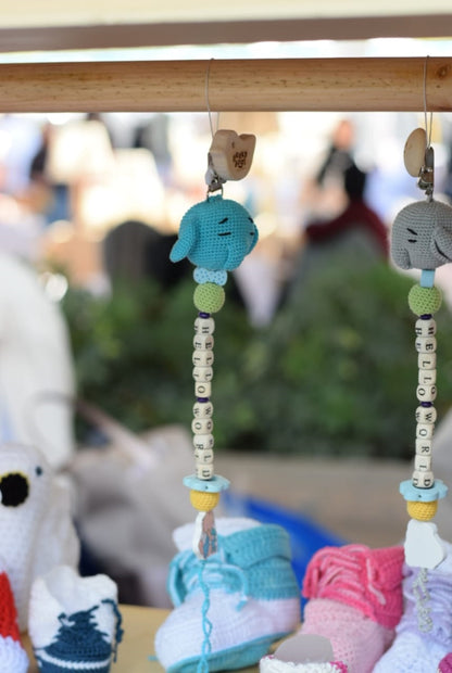 Ellie The Elephant - pacifier holder