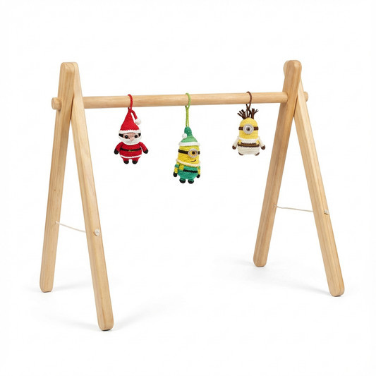 Wooden Minions Baby Gym
