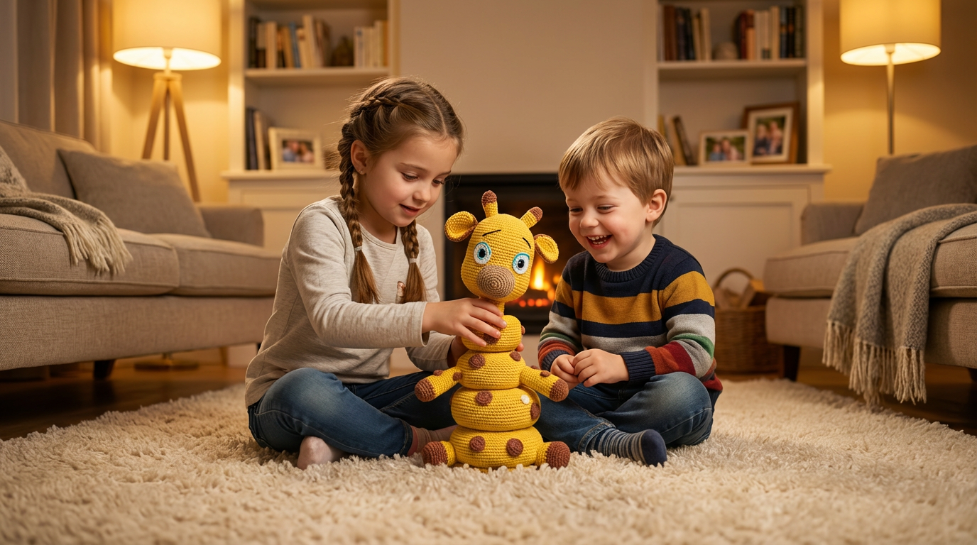 Dotty the Giraffe Stacking Toy