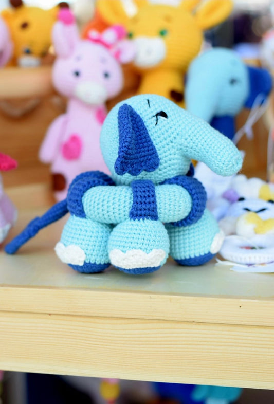 Ellie The Elephant - 3D Rattle