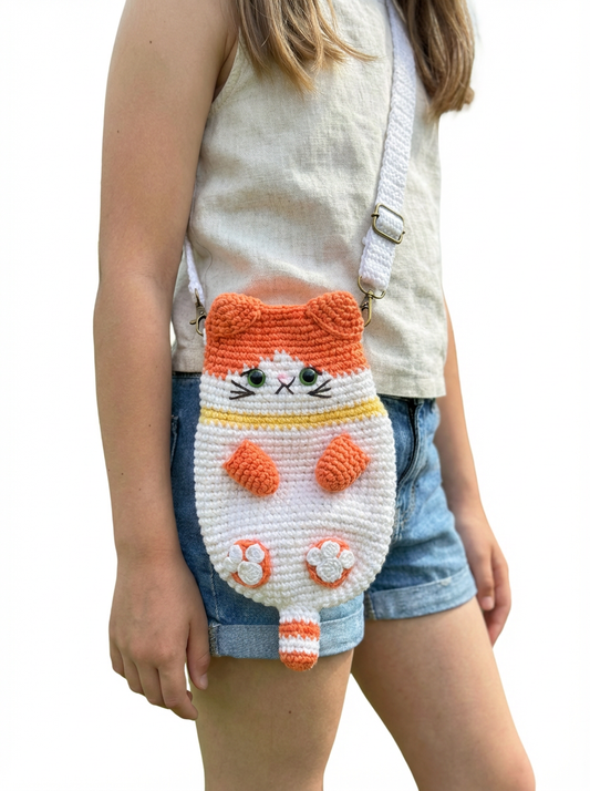 Mitten the Cat Cross Bag