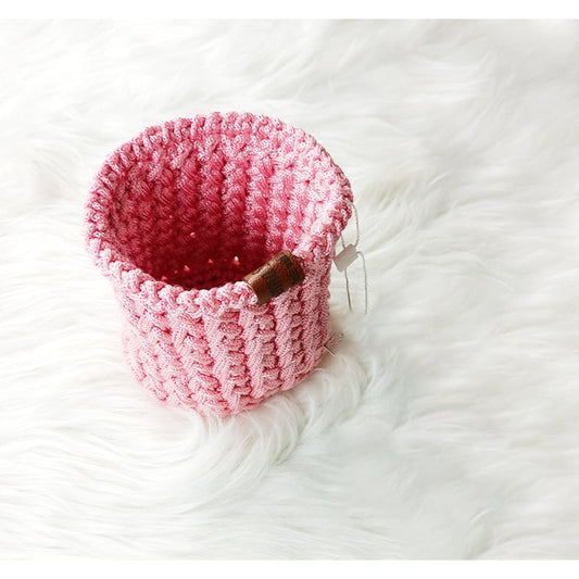 Peekadoo Pink Crochet Pen Holder handmade baby product
